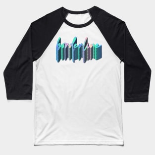 Borderline //// Retro 80s Aesthetic Baseball T-Shirt